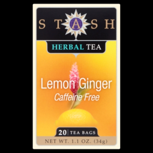 Picture of STASH LEMON GINGER HERBAL TEA 20S