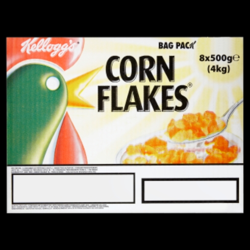 Picture of KELLOGGS CORNFLAKES 4KG (8 X 500G) BAG