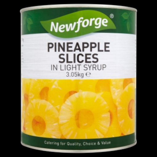 Picture of NEWFORGE PINEAPPLE SLICES IN SYRUP 3KG