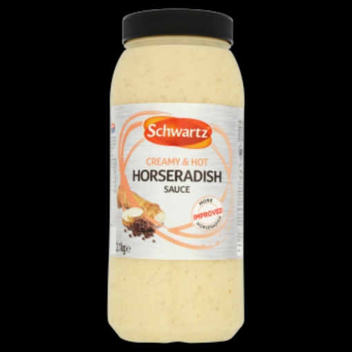 Picture of SCHWARTZ SAUCE HORSERADISH 2.1KG