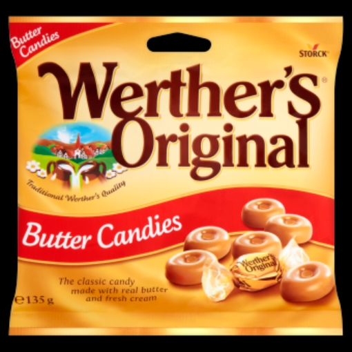 Picture of WERTHERS BUTTER CANDY 135G BAGS