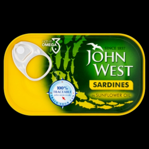 Picture of JOHN WEST 120G SARDINES IN OIL