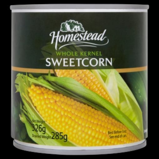 Picture of HOMESTEAD SWEETCORN KERNELS 326G