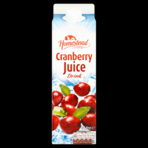 Picture of HOMESTEAD JUICE CRANBERRY 1 LITRE