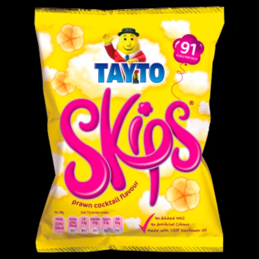 Picture of TAYTO SKIPS PRAWN COCKTAIL FLAVOUR 48'S