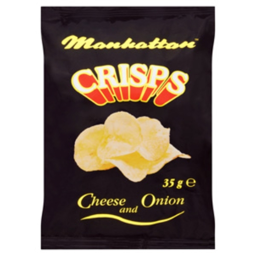 Picture of MANHATTAN CHEESE & ONION CRISPS 35G