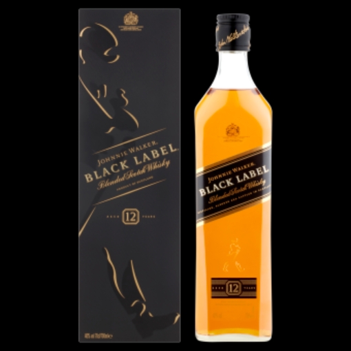 Picture of JOHNNIE WALKER WHISKY BLACK 70CL