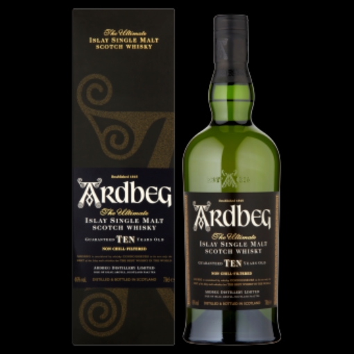 Picture of ARDBEG WHISKY 10 YEAR OLD 70CL