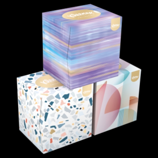 Picture of KLEENEX CUBE COLLECTION TISSUES