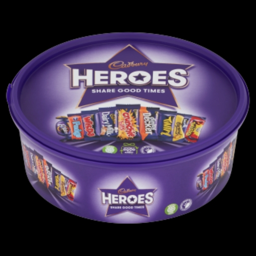 Picture of CADBURYS HEROES TUBS 550G