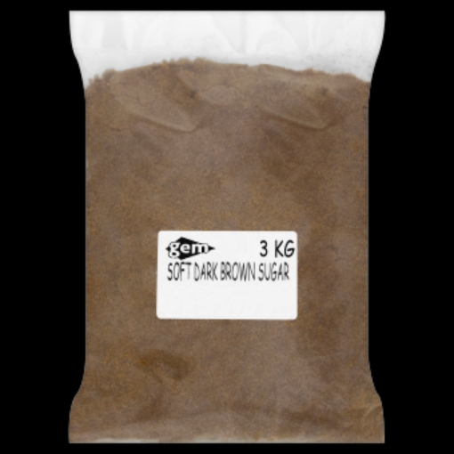 Picture of GEM SUGAR SOFT DARK BROWN 3KG