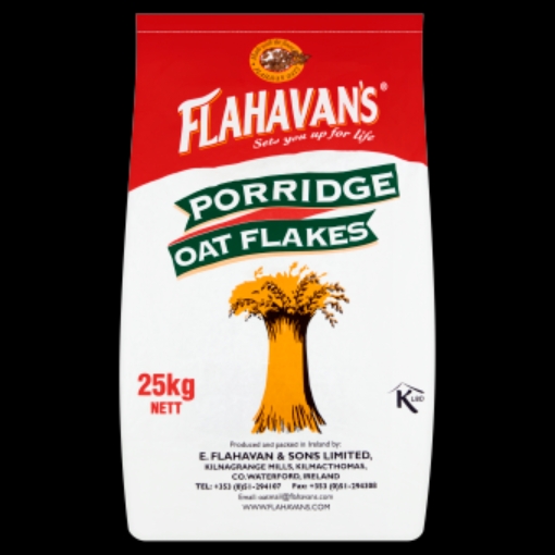 Picture of FLAHAVANS 25KG OATFLAKES