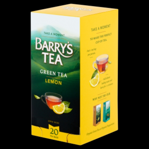 Picture of BARRYS TEA 20'S GREEN & LEMON HERBAL
