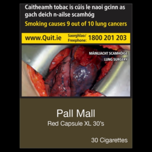 Picture of PALL MALL KING SIZE XL RED 30S