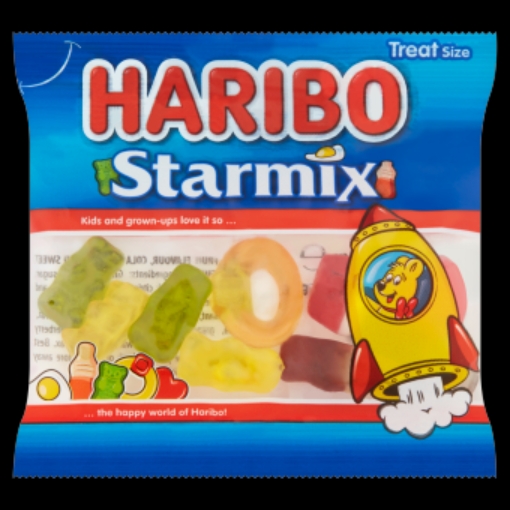 Picture of HARIBO 100 COUNT STARMIX TREAT SIZE 16G
