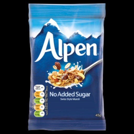 Picture of ALPEN SACHETS NO ADDED SUGAR  45G 30S