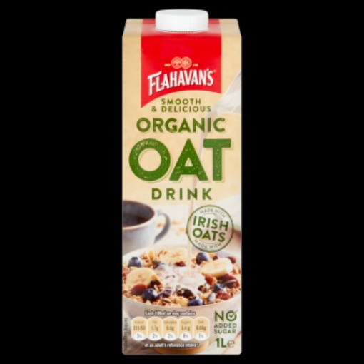 Picture of FLAHAVANS OAT MILK ORGANIC LITRE