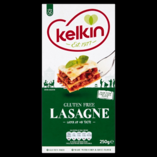 Picture of KELKIN 250G LASAGNE SHEETS GLUTEN FREE