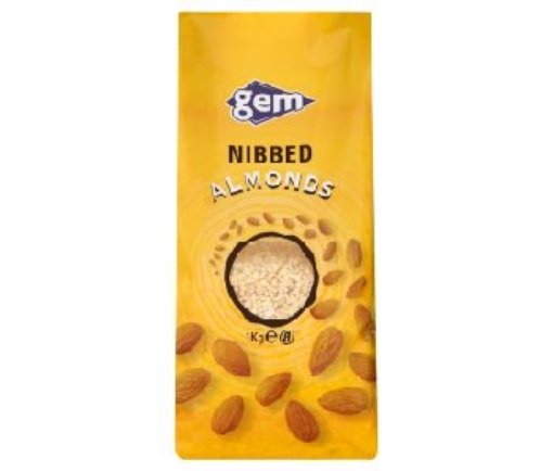 Picture of GEM ALMONDS NIBBED 1KG