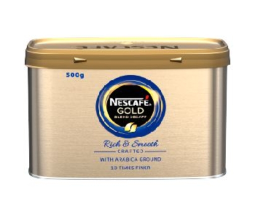 Picture of NESCAFE 500G GOLD BLEND DECAFFEINATED