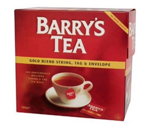 Picture of BARRYS TEA 200'S ENVELOPE STRING & TAG