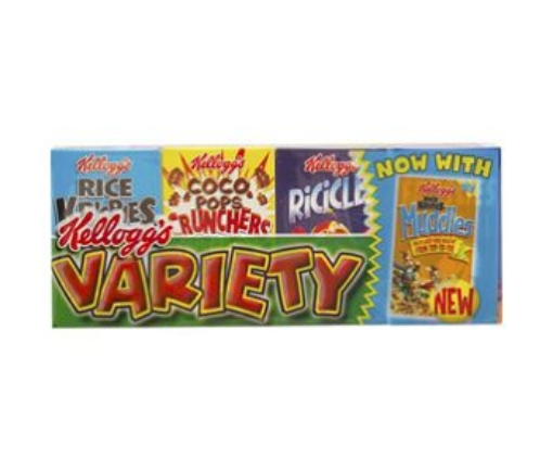 Picture of KELLOGGS PORTION VARIETY 8 PACK X 12