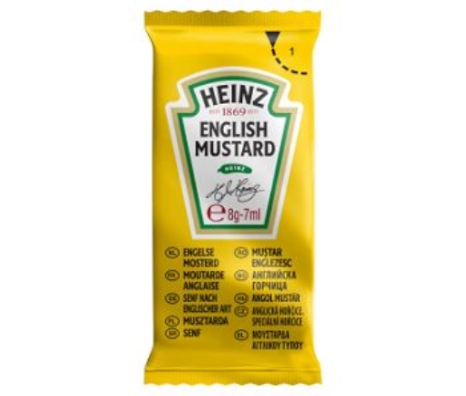 Picture of HEINZ SACHETS ENGLISH MUSTARD 7ML
