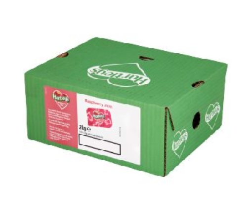 Picture of HARTLEYS PORTIONS RASPBERRY JAM 20G