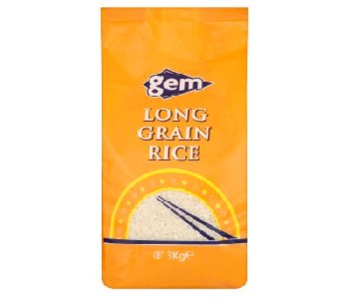 Picture of GEM RICE LONG GRAIN 3KG