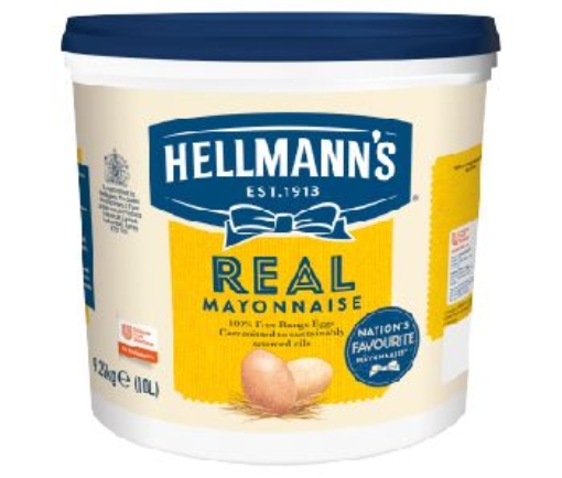 Picture of HELLMANNS MAYONNAISE REAL 10 LITRE