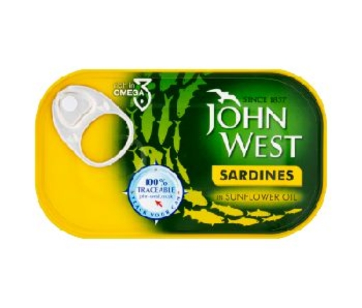 Picture of JOHN WEST 120G SARDINES IN OIL