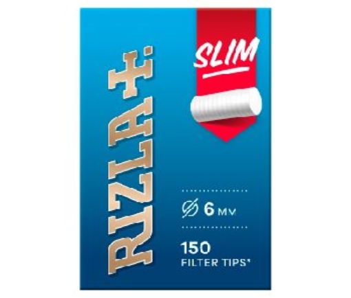 Picture of RIZLA SLIM  FILTER TIPS 150PK 6MM