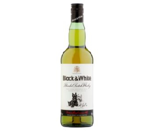 Picture of BLACK & WHITE WHISKY 70CL