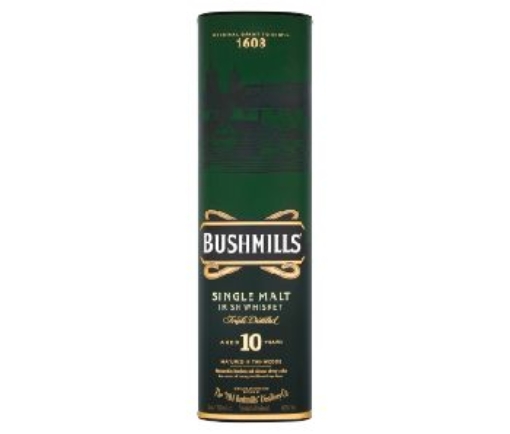 Picture of BUSHMILLS WHISKEY MALT 10 YEAR 70CL