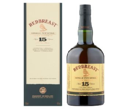 Picture of REDBREAST WHISKEY 15 YEAR 70CL