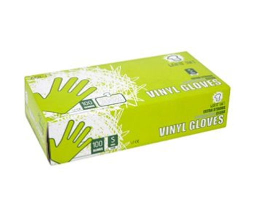 Picture of W.HAT VINYL GLOVES POWDER FREE SMALL 100'S