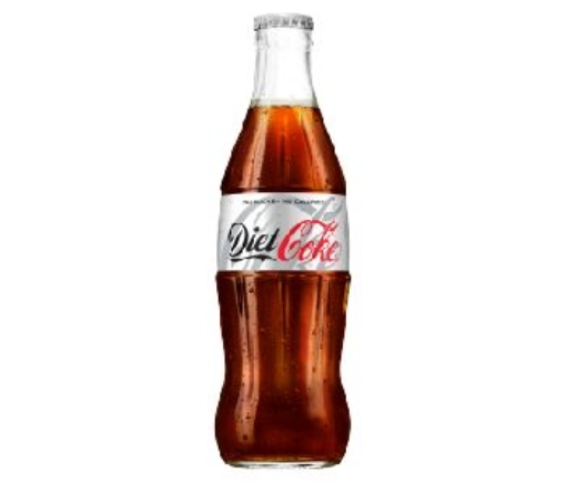 Picture of COCA-COLA 330ML GLASS NRB DIET