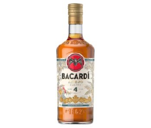 Picture of BACARDI RUM CUATRO 70CL