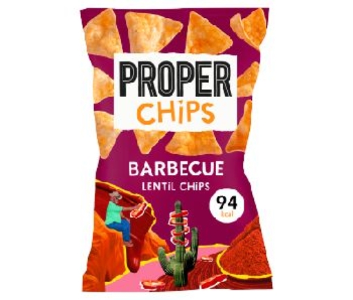 Picture of PROPER CHIPS 20G BBQ LENTIL