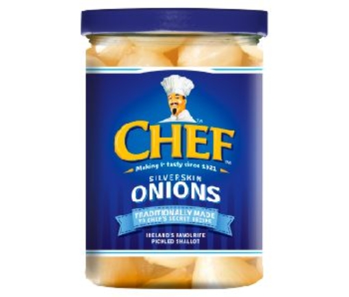 Picture of CHEF SILVERSKIN ONIONS 355G 12'S
