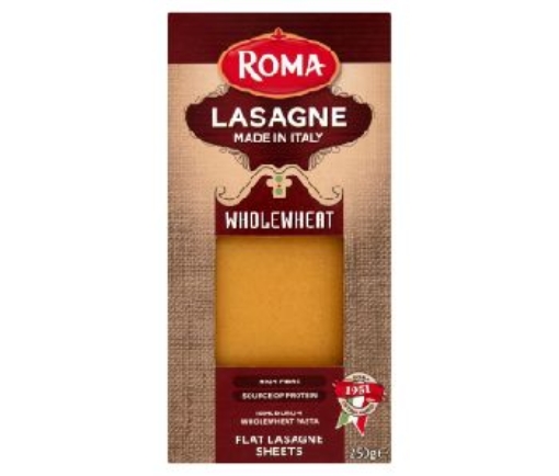 Picture of ROMA PASTA LASAGNE WHOLE WHEAT 250G 12'S