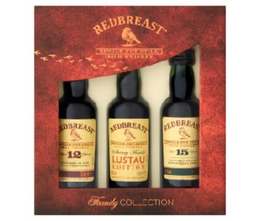 Picture of REDBREAST WHISKEY MINIATURES 3 PACK 5CL's
