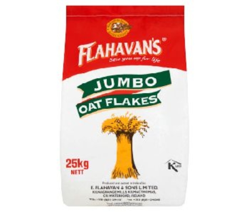 Picture of FLAHAVANS 25KG JUMBO OATFLAKES
